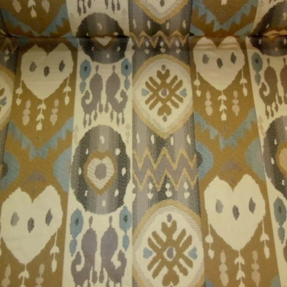 Stone, Slate and Sand Bohemian Ikat Stripe